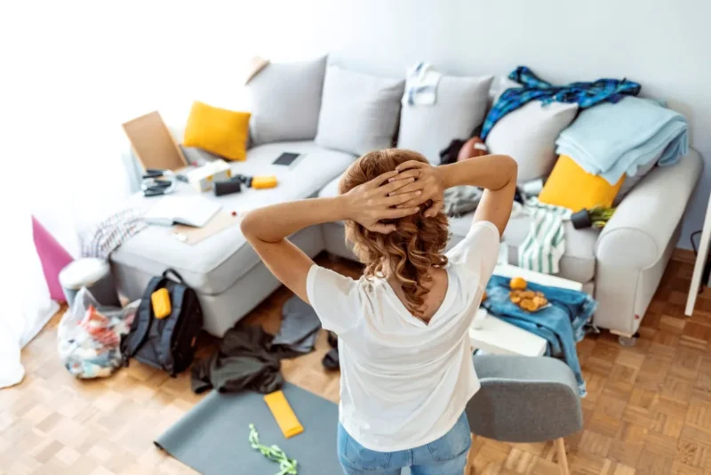 decluttering home